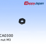 D8A21 - NHCA03000 Hex nut M3 resorte rotura