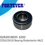 F71 - 0202010035 3202 D35d15H16 BEARING Rodamiento HALO
